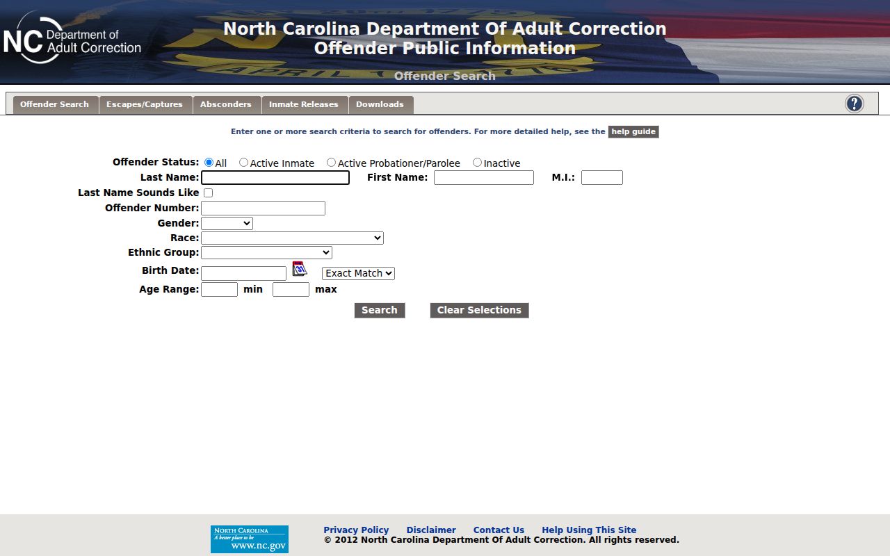 Haywood County arrest follow-up in NCDAC offender search