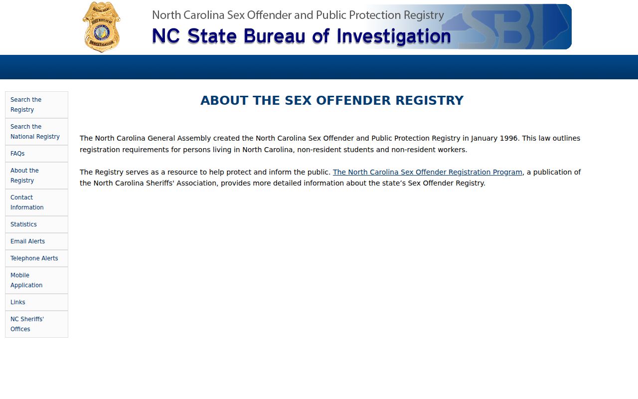 Haywood County sex offender registry information and alert guidance